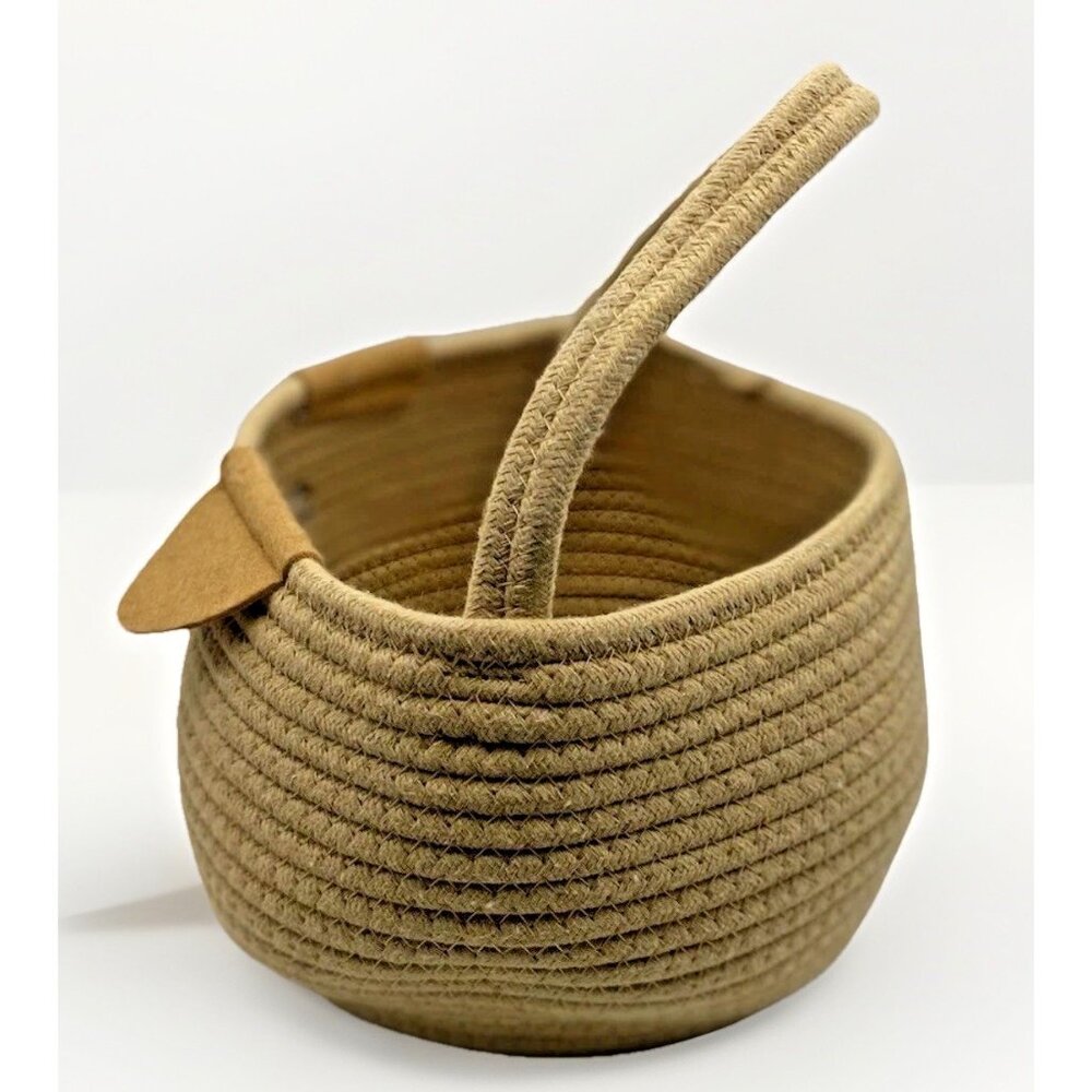 Wondertreats Dog Puppy Braided Cotton Basket With Handle Easter Spring Pet - Picture 2 of 16